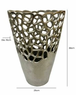 Large Bella Cut Out Metal Vase 9 Large Bella Cut Out Metal Vase -Ideal Shop 056481ce 9b5b 4062 8dd7 46e97c95bf8f