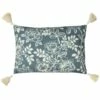 Somerton Slate Blue Floral Cushion Cover 14'' X 20'' -Ideal Shop 1 04b98d00 fec2 4fdd a921 fa328a130356
