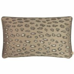 Kai Faline Clay Velvet Animal Print Cushion Cover 12'' X 20''