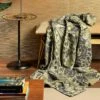 Marsh Butterfly Luxury Jacquard Throws Green -Ideal Shop 1 116df9a1 35b9 4702 8989 c080cf6ea8b0