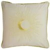 Furn Astrid Embroidered Eclipse Velvet Ivory Cushion Cover 20'' X 20''