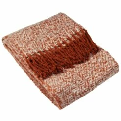 Furn Weaver Herringbone Throw Rust 130cm X 180cm -Ideal Shop 1 1d27c41c 4225 4026 b614 57cc18a6506e