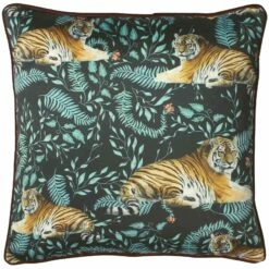 Tiwari Lion Satin Filled Cushions