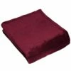 Furn Harlow Plain Fleece Throw Berry 140cm X 180cm