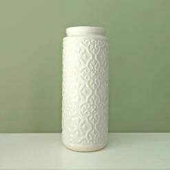 Ideal Cream Moroccan Tile Embossed 24cm Ceramic Vase 7 Ideal Cream Moroccan Tile Embossed 24cm Ceramic Vase -Ideal Shop 1 3ba6e3b0 7144 4459 89f1 8b03893ae375