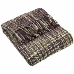 Baoli Woven Fringed Throw Plum 7 Baoli Woven Fringed Throw Plum -Ideal Shop 1 50202570 7472 4cca af59 a182339eb14c