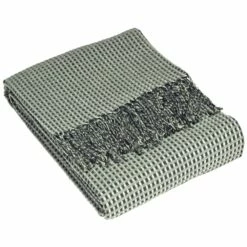 Furn Rowan Knitted Waffle Throw Charcoal 130cm X 180cm -Ideal Shop 1 54e84e7c f8ea 455c 8118 afbe82468140