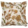 Kenwood Traditional Floral Russet Filled Cushions