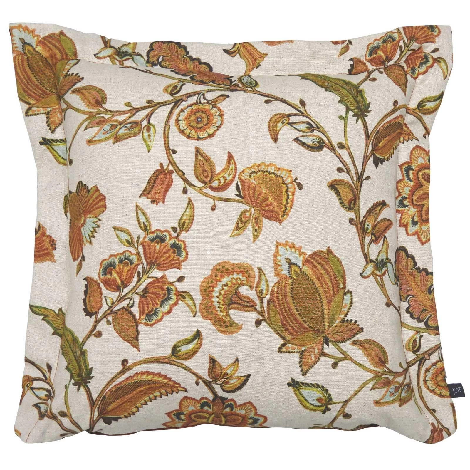 Kenwood Traditional Floral Russet Filled Cushions 3 Kenwood Traditional Floral Russet Filled Cushions