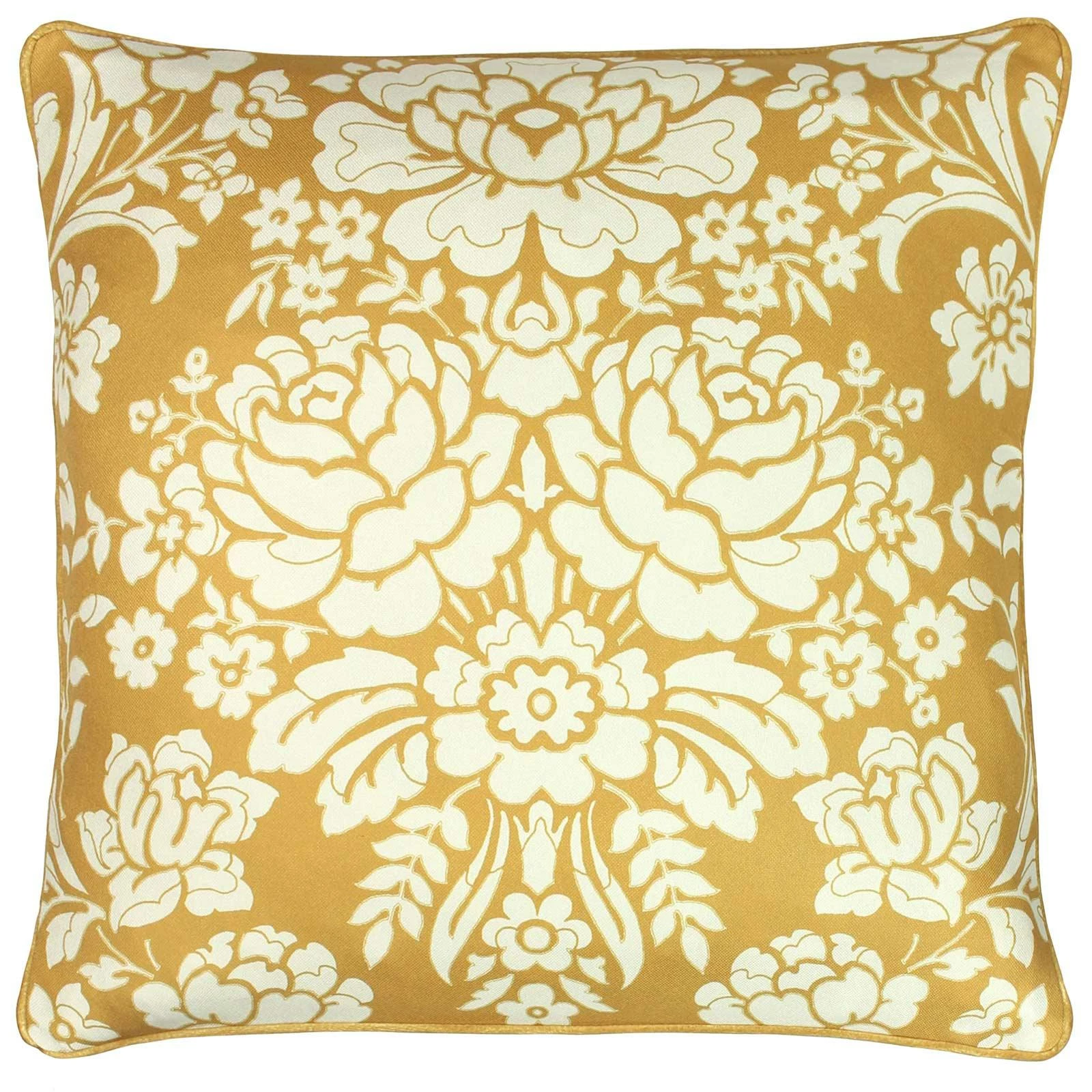 Melrose Country Floral Honey Cushion Cover 20'' X 20'' 3 Melrose Country Floral Honey Cushion Cover 20'' X 20''