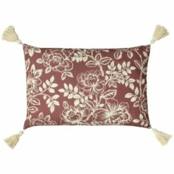 Somerton Mulberry Floral Cushion Cover 14'' X 20''
