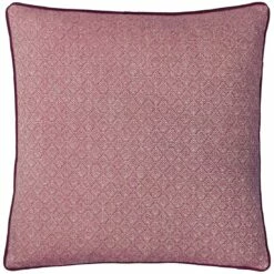 Blenheim Woven Geometric Berry Filled Cushions