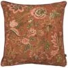 Apsley Antique Floral Russet Cushion Cover 22'' X 22''