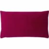 Sunningdale Velvet Rectangular Cerise Cushion Covers 12'' X 20''