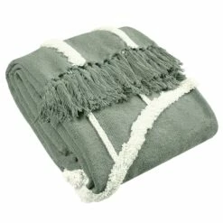 Furn Rainbow Tuft Tasselled Throw Grey -Ideal Shop 1 9e9c798e 6df8 40f2 ab9d 184c99f23a71