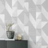 Larsson Geo Wallpaper Grey -Ideal Shop 1 aa6fe59d ef32 4151 b722 d596a27ad738