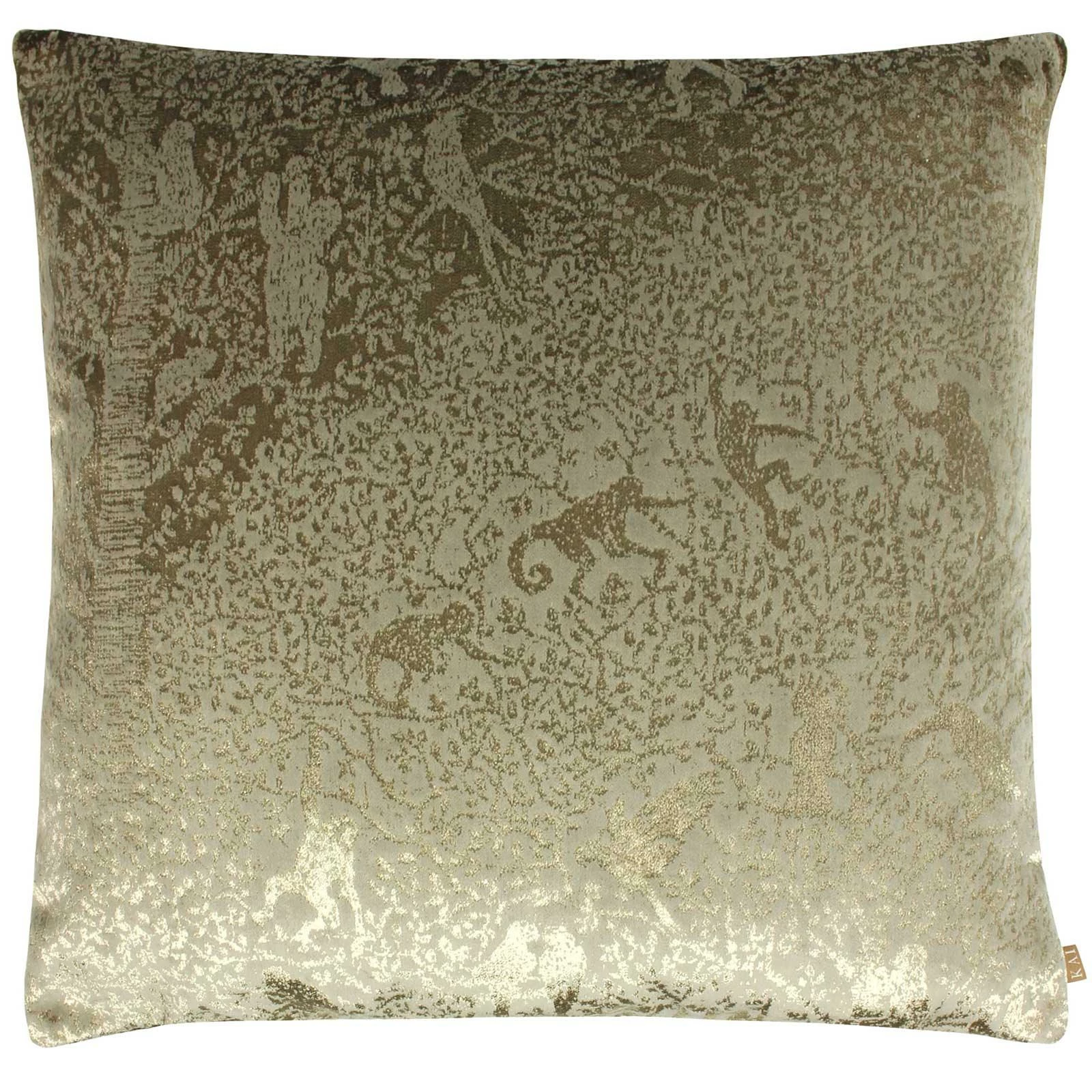Kai Tilia Exotic Metallic Velvet Bronze Cushion Cover 22'' X 22'' 3 Kai Tilia Exotic Metallic Velvet Bronze Cushion Cover 22'' X 22''