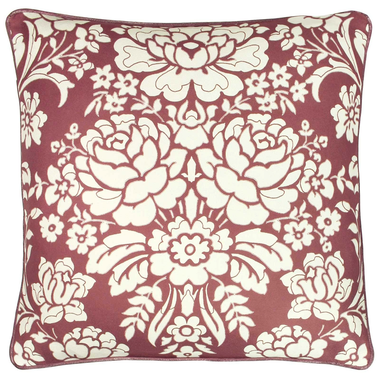 Melrose Country Floral Mulberry Filled Cushions 3 Melrose Country Floral Mulberry Filled Cushions