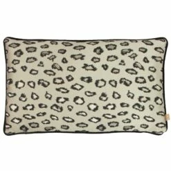 Kai Faline Bronze Velvet Animal Print Filled Boudoir Cushions