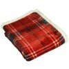 Furn Blake Tartan Check Fleece Throw Red 130cm X 150cm -Ideal Shop 1 dfda5334 60f3 4730 bc14 9af0ac7b7f33
