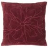Furn Angeles Floral Velvet Berry Cushion Cover 18'' X 18'' -Ideal Shop 1 eecf38b1 1843 4a58 8bb8 889ac1845a6c