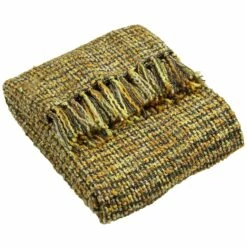 Baoli Woven Fringed Throw Honey -Ideal Shop 1 f153fd06 d6e5 4c89 a890 8448c96e1e39