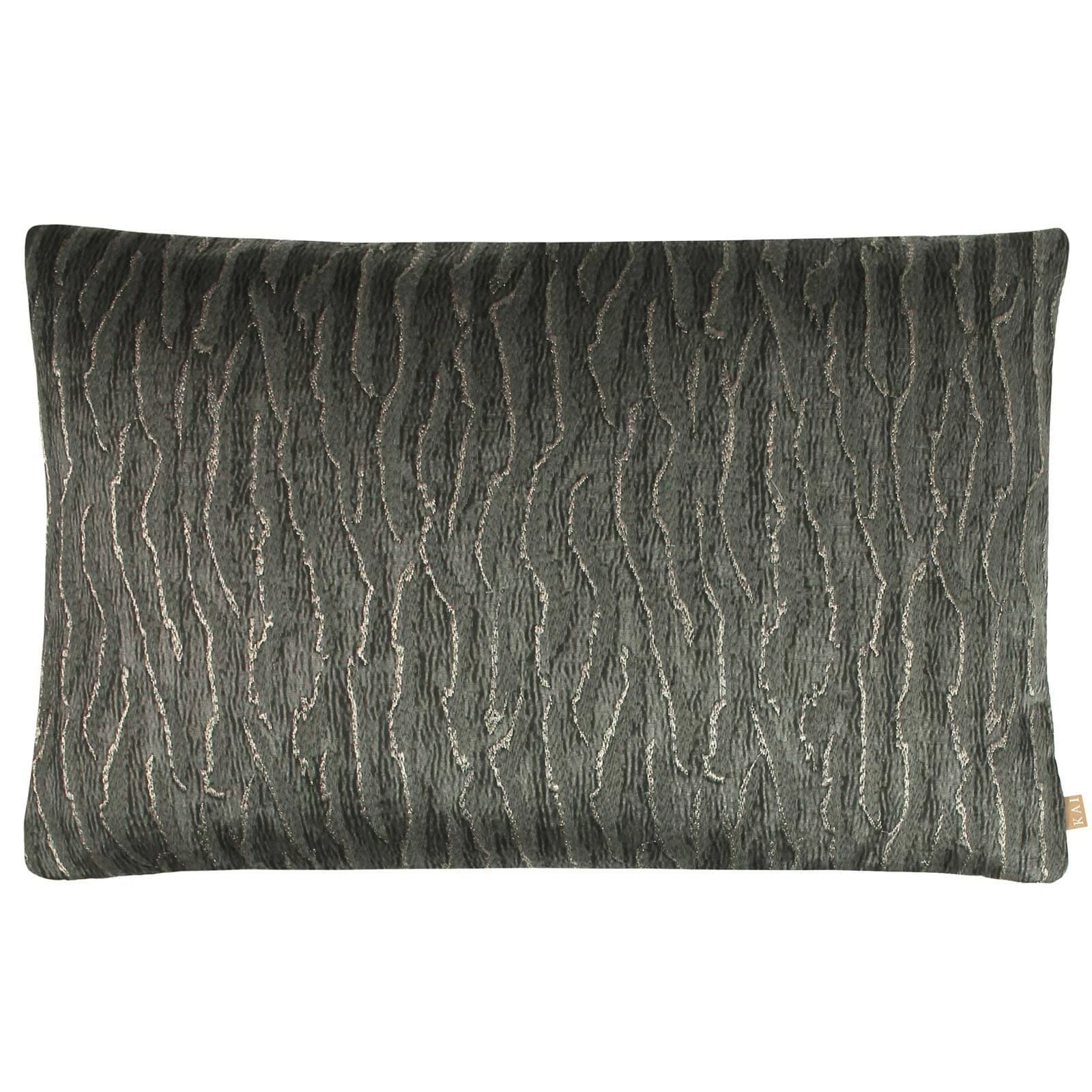 Kai Equidae Onyx Metallic Animal Print Cushion Cover 16'' X 24'' 3 Kai Equidae Onyx Metallic Animal Print Cushion Cover 16'' X 24''