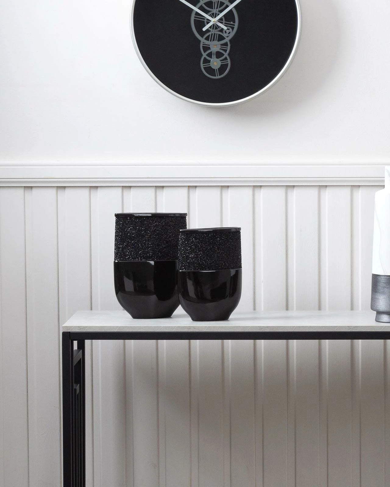 Obsidian Ellipse Glazed Vase 3 Obsidian Ellipse Glazed Vase