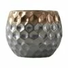 Honeycomb Hexagon Porcelain Planter - Copper/Silver -Ideal Shop 2847b66b f53d 420c b30e 01ab98072778
