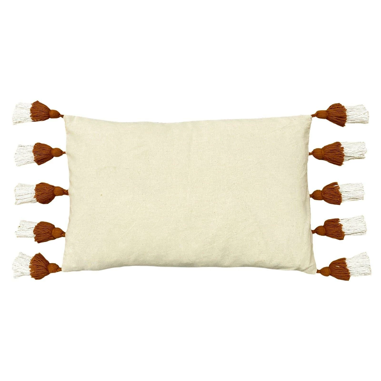 Furn Rainbow Tuft Tasselled Brick Filled Cushion 4 Furn Rainbow Tuft Tasselled Brick Filled Cushion - Image 2