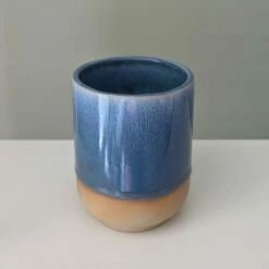 Ideal Santorini Blue Glaze Pot 12cm -Ideal Shop 2 397399de 67c3 44f3 a11d 4746705febf2
