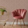 Furn Bee Deco Gold Foil Wallpaper Blush -Ideal Shop 2 55f39565 d0c2 4138 9ce5 0b6fe18fede4