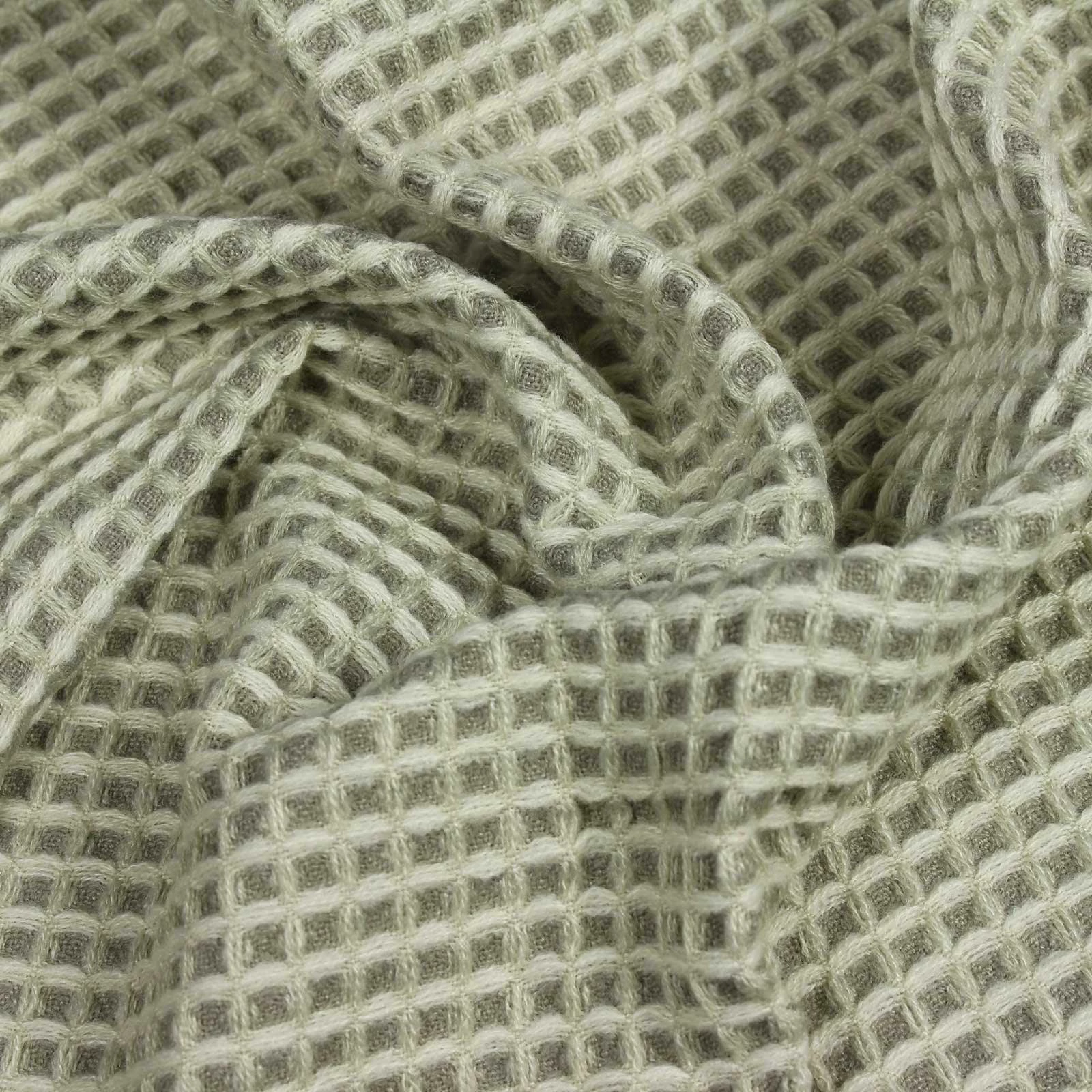 Furn Rowan Knitted Waffle Throw Natural 130cm X 180cm 4 Furn Rowan Knitted Waffle Throw Natural 130cm X 180cm - Image 2
