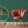 Furn Bee Deco Gold Foil Wallpaper Emerald -Ideal Shop 2 de8d8f7d a769 451c aeaf 3515f4a5c082