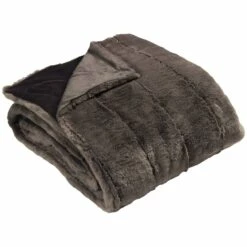 Empress Plush Taupe Faux Fur Throws -Ideal Shop 2 e74ec0e0 3376 488d a63f c8f7eeac80da