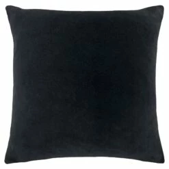 Furn Mangata Pleated Velvet Black Cushion Cover 18" X 18" -Ideal Shop 2 e86e4907 9432 4e90 9411 000a1c832126