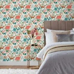 Furn Azalea Floral Wallpaper Multi