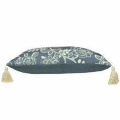 Somerton Slate Blue Floral Cushion Cover 14'' X 20'' -Ideal Shop 3 111660ff 14cd 4884 ab0a 47a6729ce3f3