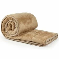 Sherpa Fleece Weighted Blanket Taupe -Ideal Shop 3 5863902e 49bd 4ad4 afa5 fe8b41d3221f