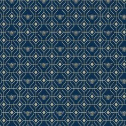 Furn Bee Deco Gold Foil Wallpaper Navy -Ideal Shop 3 7100e31d ff4f 43c0 8deb ce433f27b3fb