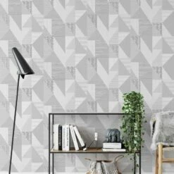 Larsson Geo Wallpaper Grey -Ideal Shop 3 97c82cca 0d8f 4372 b496 0c8daf82f03c