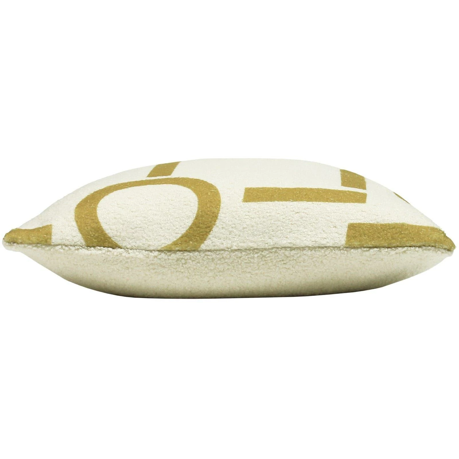 Furn Shearling Circa Fleece Honey Cushion Cover 17'' X 17'' 5 Furn Shearling Circa Fleece Honey Cushion Cover 17'' X 17'' - Image 3