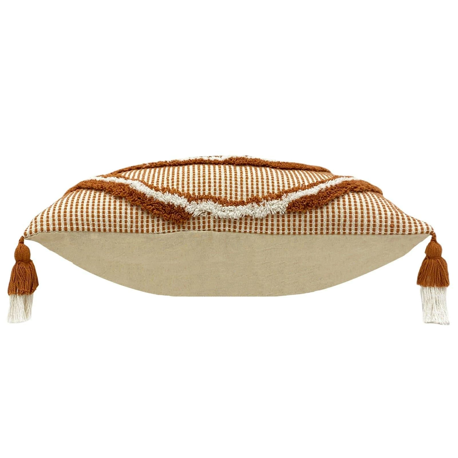 Furn Rainbow Tuft Tasselled Brick Filled Cushion 5 Furn Rainbow Tuft Tasselled Brick Filled Cushion - Image 3