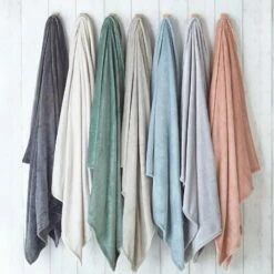 Furn Harlow Plain Fleece Throw Eucalyptus 140cm X 180cm -Ideal Shop 3 bcff7e3b 9236 4d97 bfe8 5a7a5667d6ae
