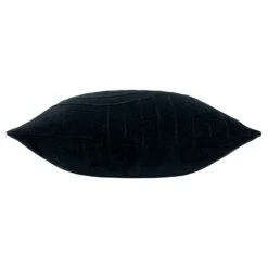 Furn Mangata Pleated Velvet Black Cushion Cover 18" X 18" -Ideal Shop 3 cea8e0f2 31f2 418c a594 abbe326b27b5