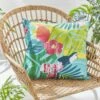 Tropical Birds Teal Outdoor Filled Cushion -Ideal Shop 3 cfda0b46 800b 4412 88b8 4b02a4b5914b