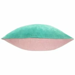 Furn Tanda Reversible Velvet Mint Pink Feather Filled Cushion 9 Furn Tanda Reversible Velvet Mint Pink Feather Filled Cushion -Ideal Shop 3 dc83788d beb3 49ce 8268 08756a7f2720