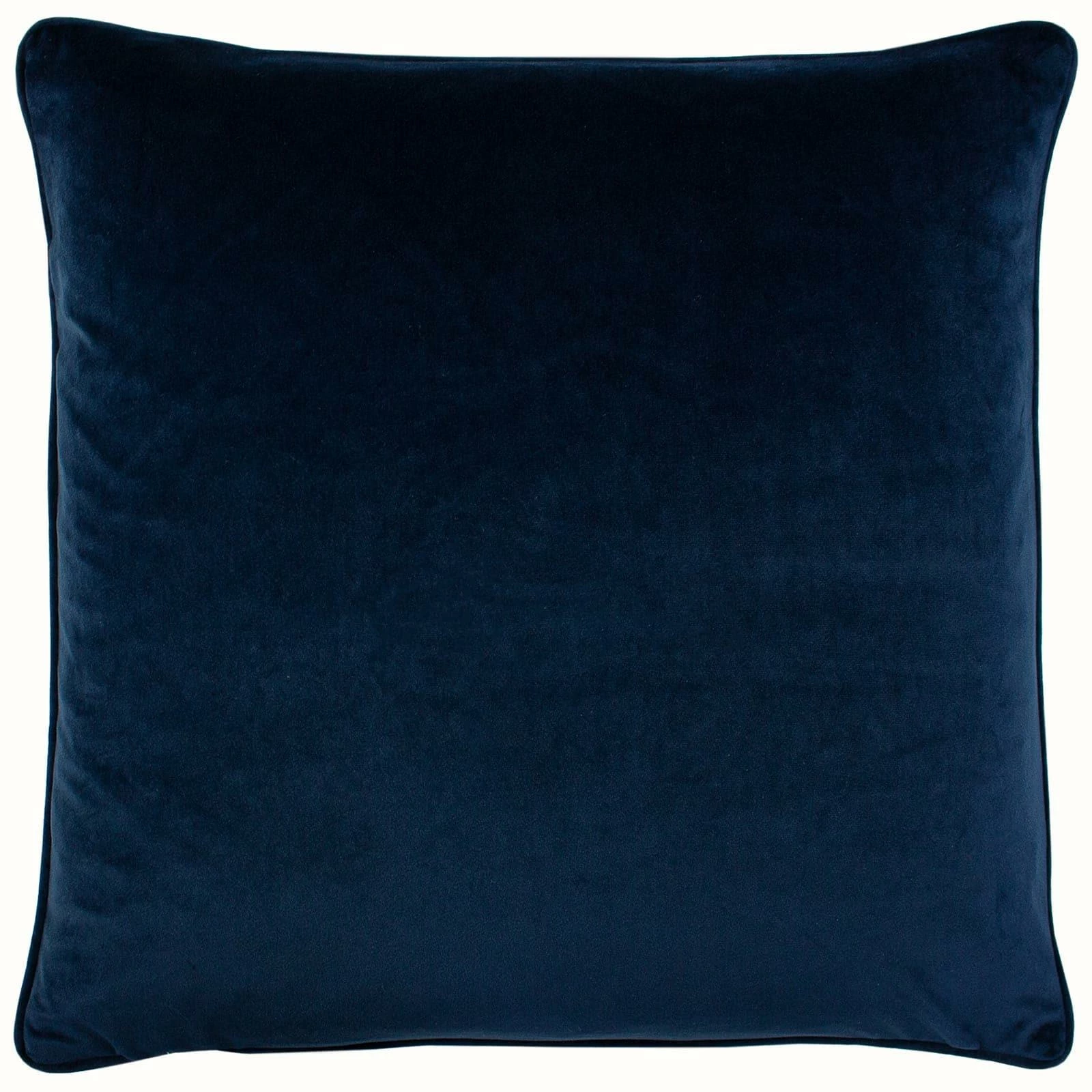 Potage Botanical Print Satin Navy Filled Cushions 20'' X 20'' 4 Potage Botanical Print Satin Navy Filled Cushions 20'' X 20'' - Image 2