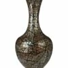 Handcrafted Shell Bamboo Bottle Vase - Black -Ideal Shop 3af41d37 f15c 4f86 a1d6 7dba630c589d