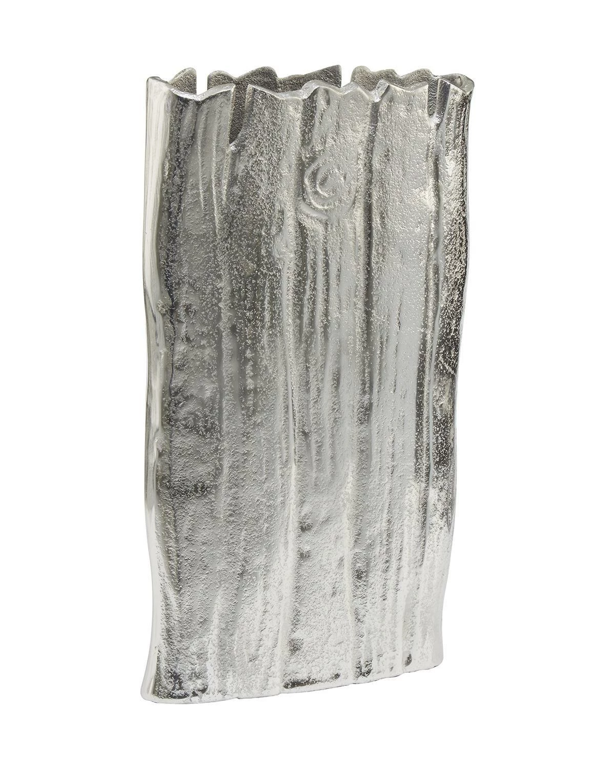 Luss Large Silver Textured Vase 5 Luss Large Silver Textured Vase - Image 3